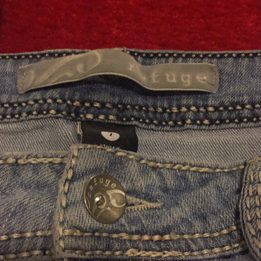 Light Blue Distressed   Jeans